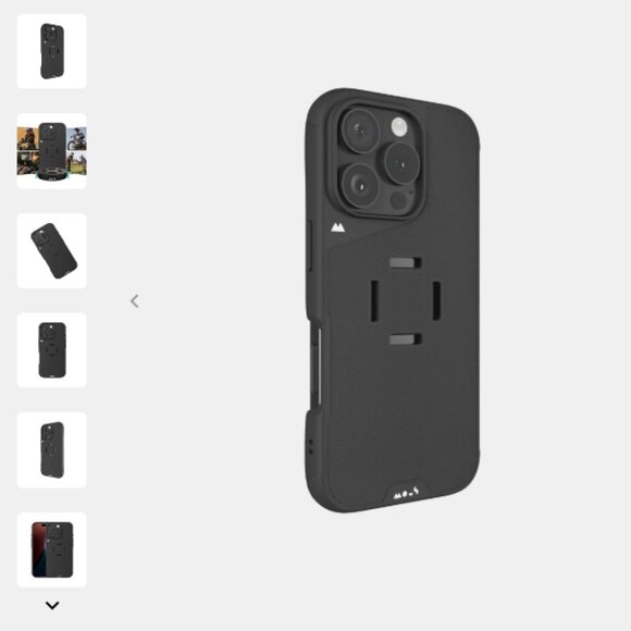 MOUS IntraLock Black Case (iPhone 16 Pro) - Picture 1 of 5